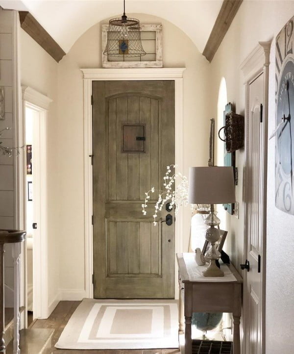 20 welcoming <strong>and</strong> charming farmhouse entryway decor ideas