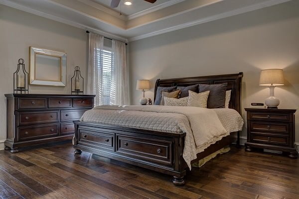 Natural Wood Bedroom 