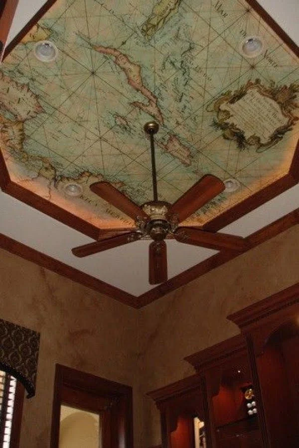 50 Unique Ceiling Design Ideas to Update the Forgotten Wall - Source: www.pinkporch.com