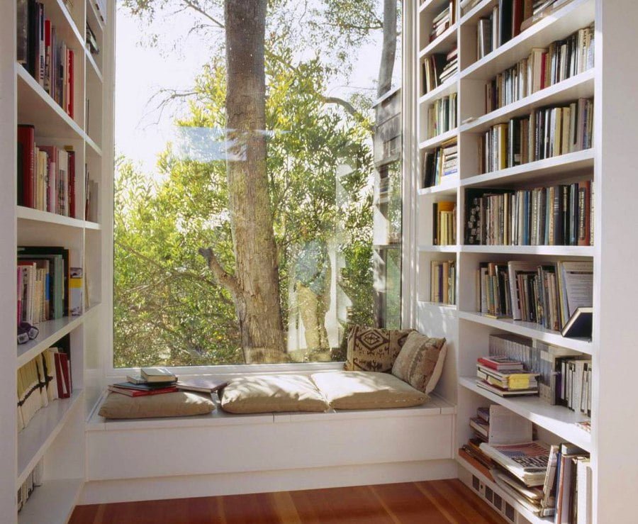 Window Sill Reading Area