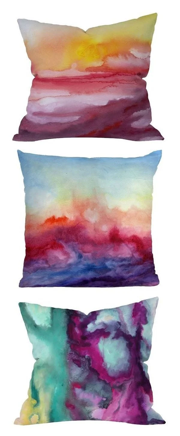 How to make ice dyed pillow cover that just look so great!
