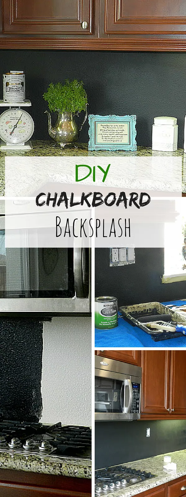 Chalkboard Backsplash