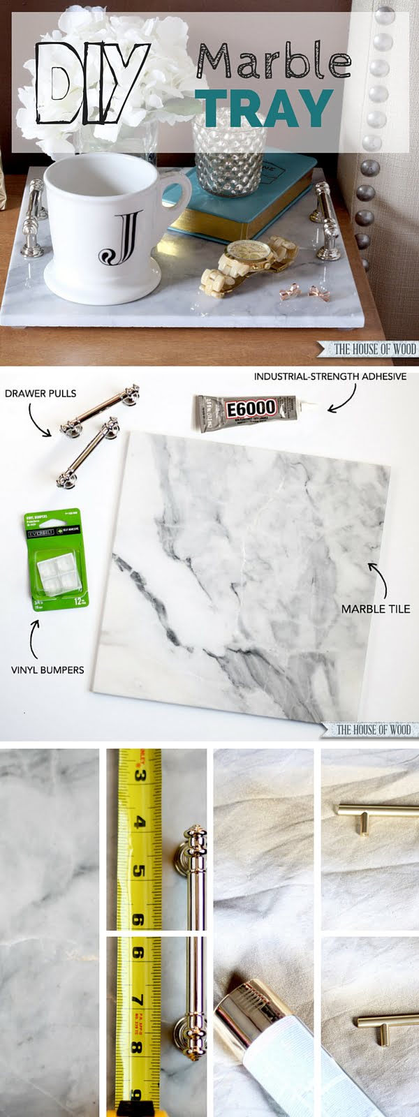 Check out this tutorial:  Marble Tray  