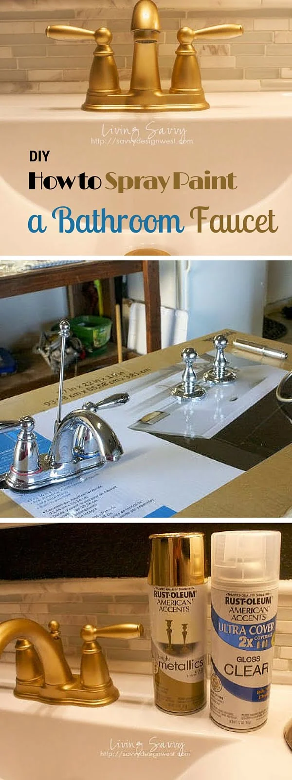 How to Spray Paint a Faucet