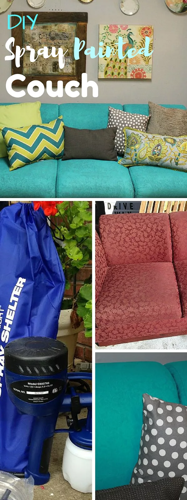 Spray Painted Couch