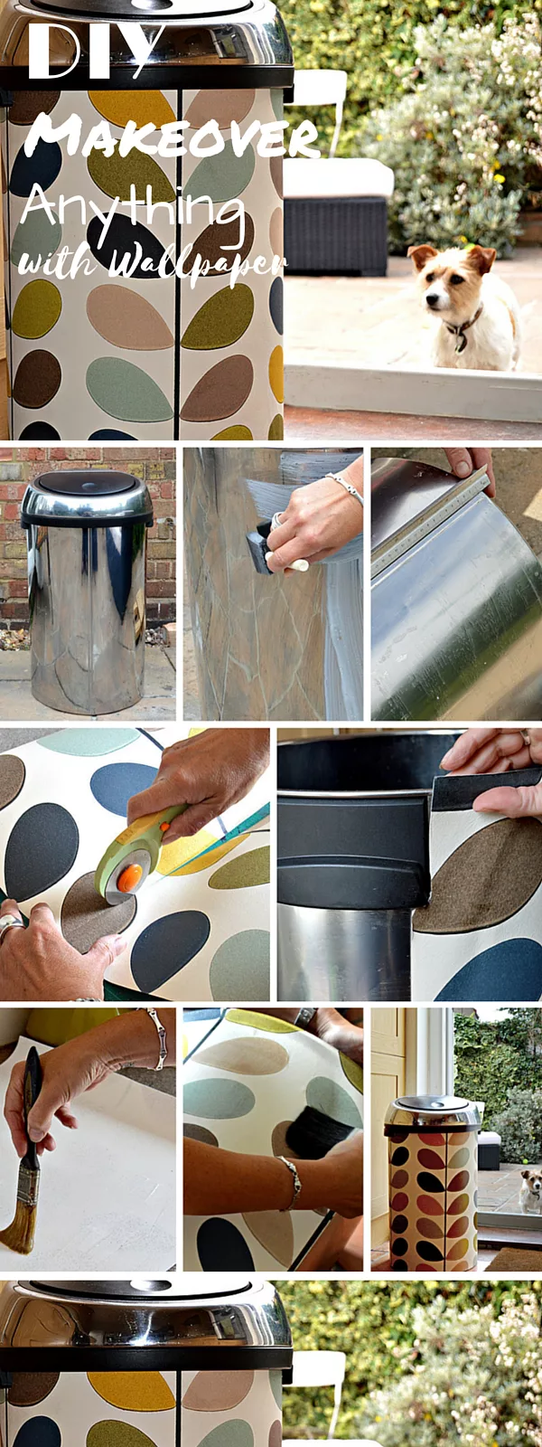 Makeover Surfaces with Wallpaper