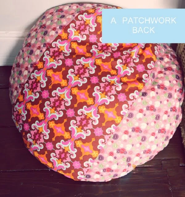 floor cushion that is easy to make and looks great!