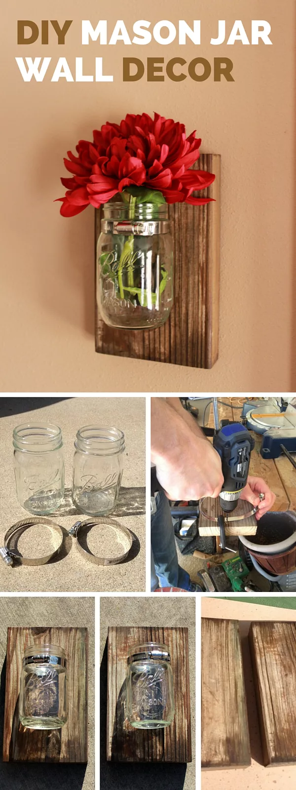 Mason Jar Wall Decor