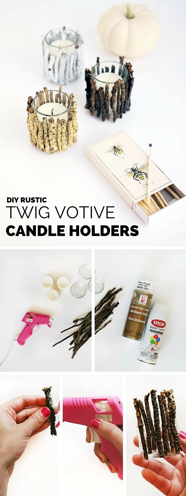 Rustic Candle Holders