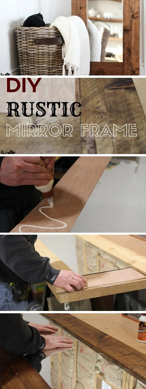 Rustic Mirror Frame