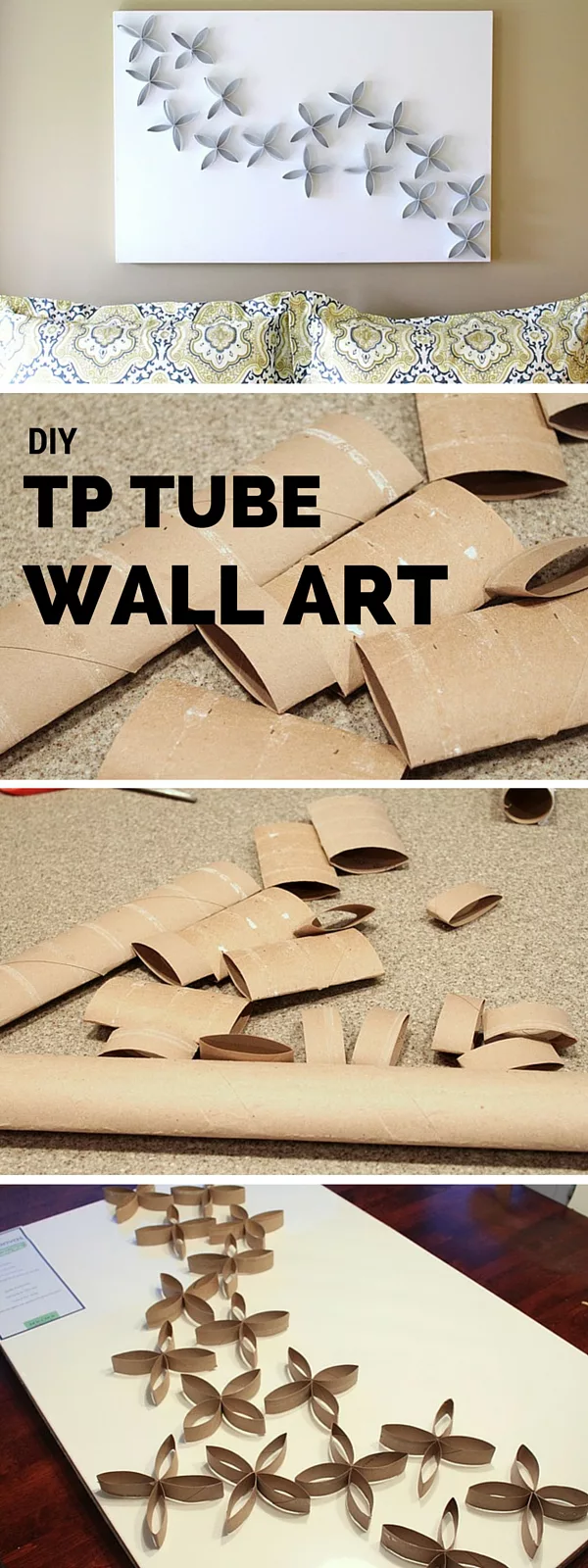 Check out the tutorial:  TP Tube Wall Art  