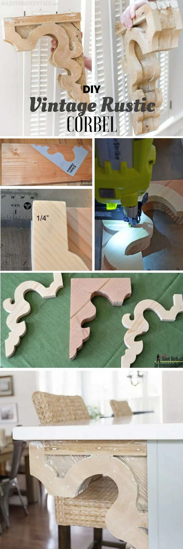 Vintage Rustic Corbel