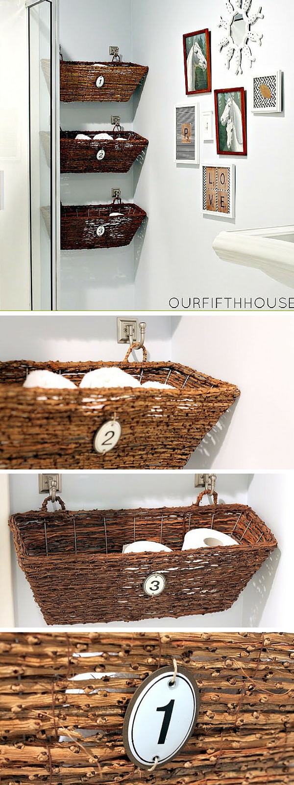 #DIY Window Box Bathroom Storage #bathroomdecor