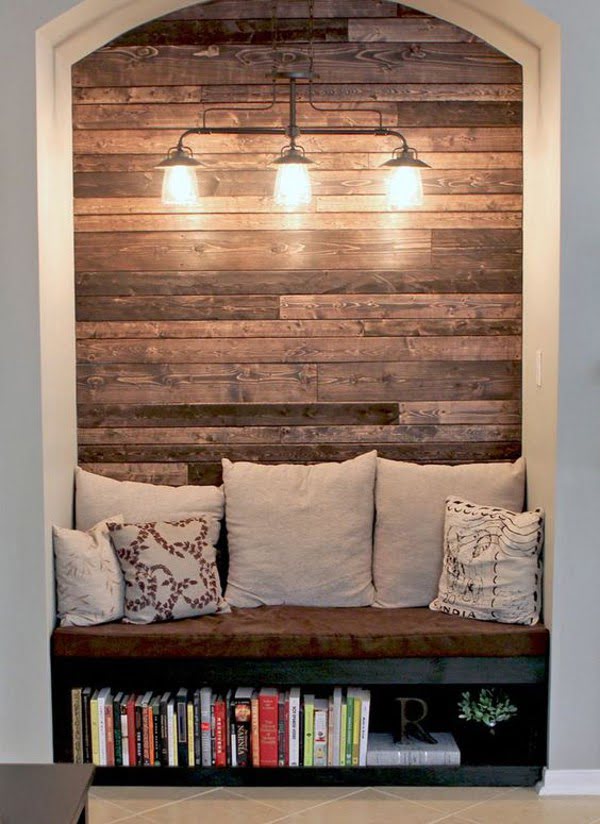 Wood Plank Accent Wall