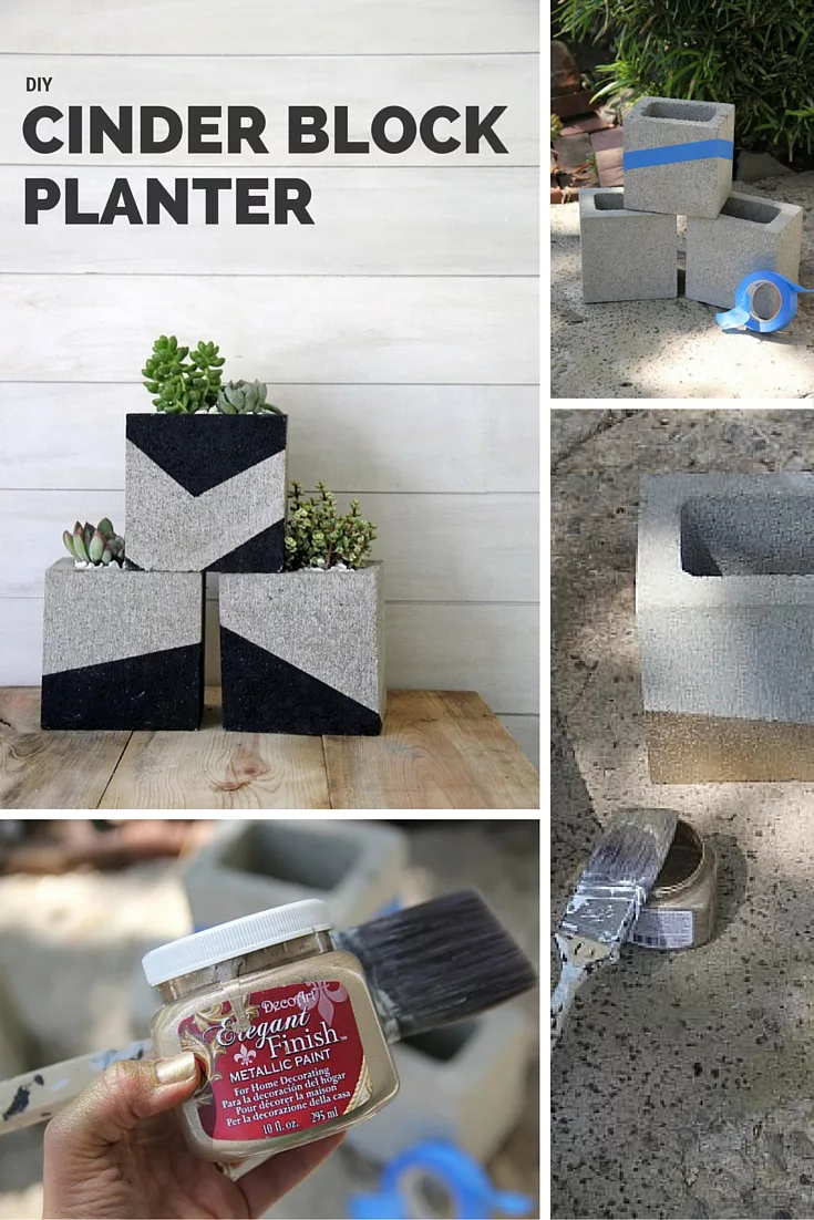 Check out the tutorial: DIY Cinder Block Planter   