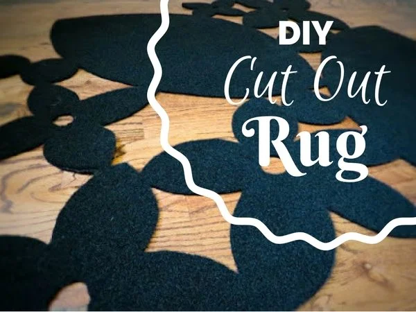 Check out how to make your own DIY cut out rug