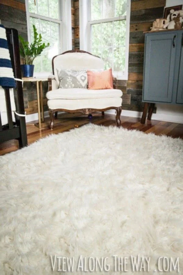 How to make a  Faux Fur Rug