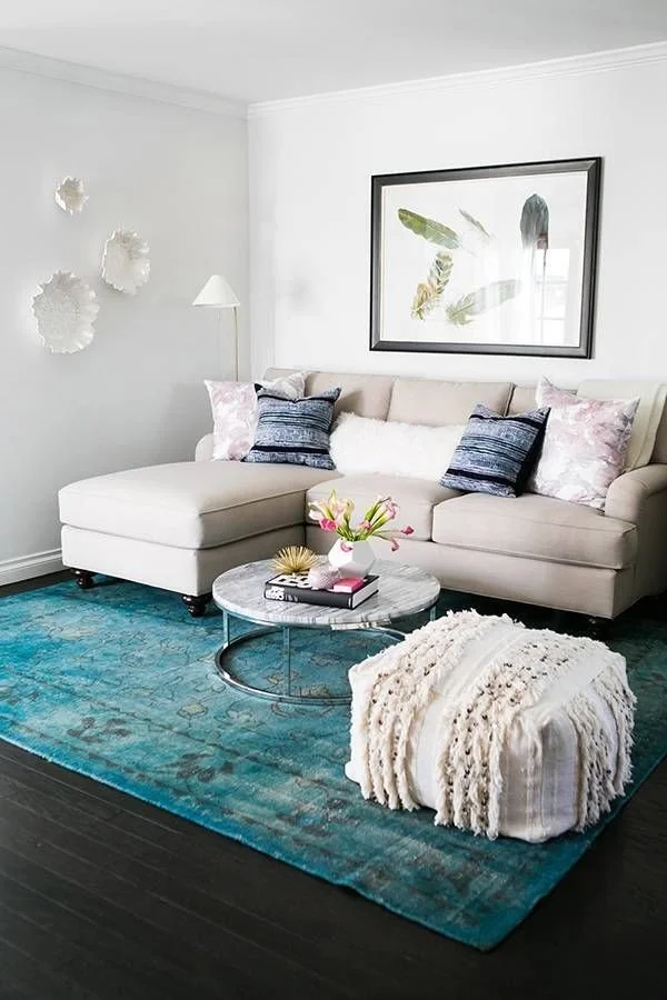 Accent Rugs in Modern Living Room Decor