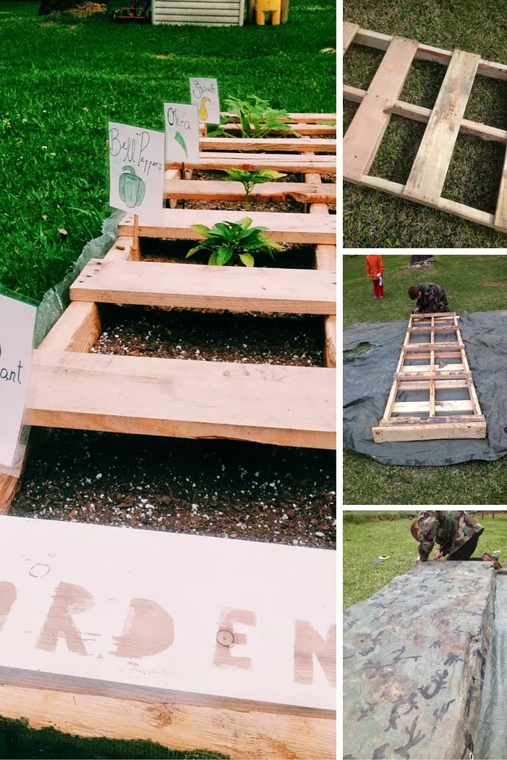 DIY Pallet Garden!