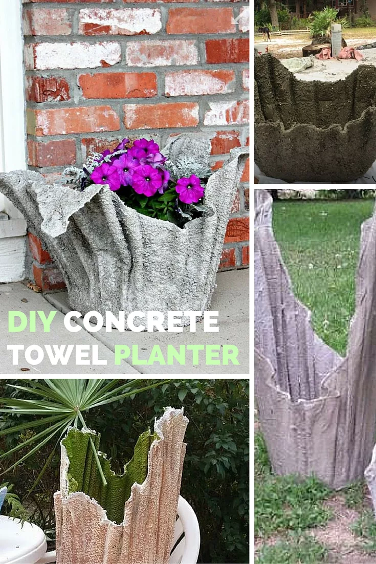 Check out the tutorial: DIY Towel Planter   