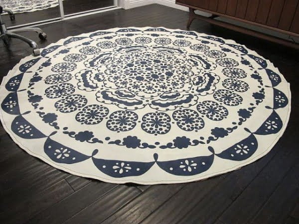 How to make a Table Cloth Rug