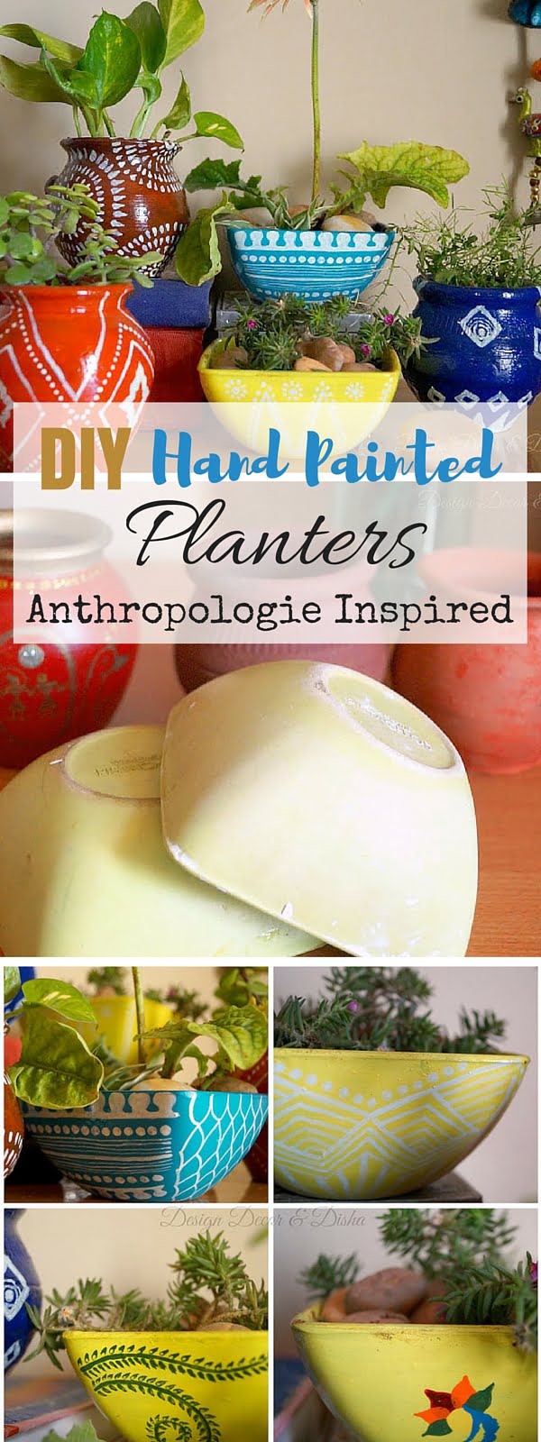 Check out the idea:   Hand Painted Planters Knockoff  