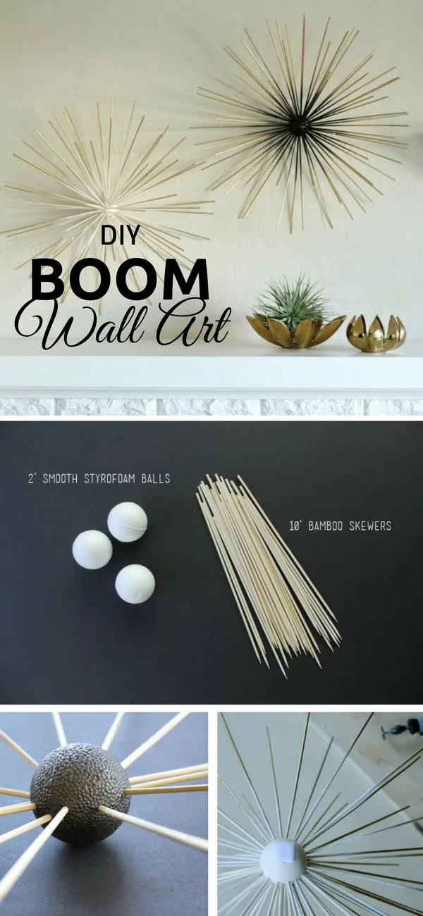 Check out the tutorial:  Boom Wall Art