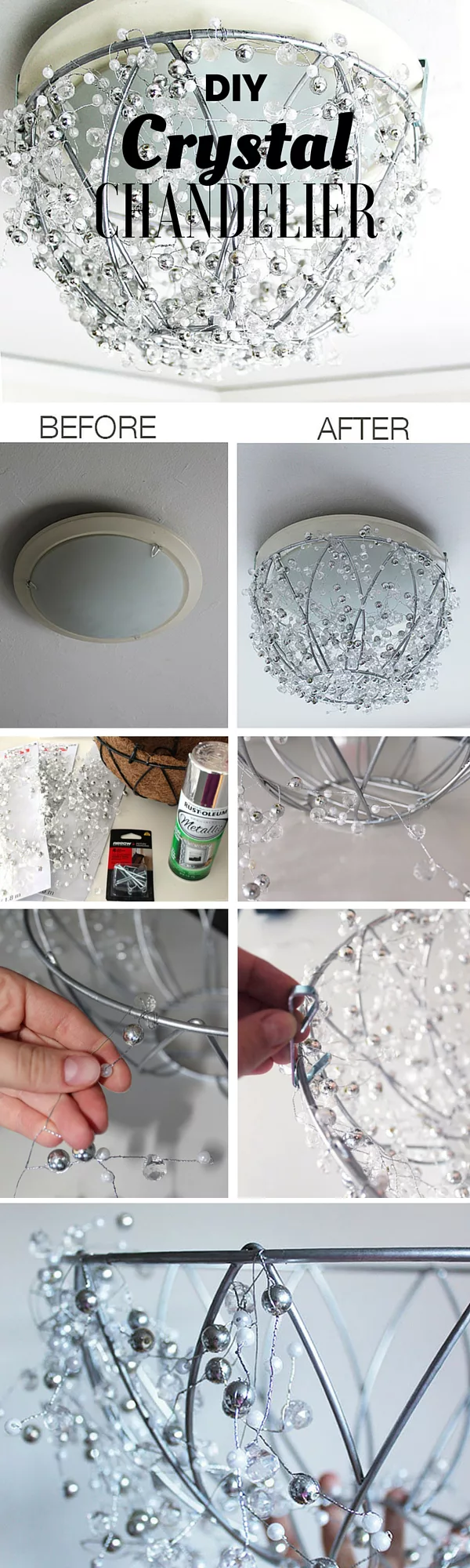 How to make Crystal Chandelier