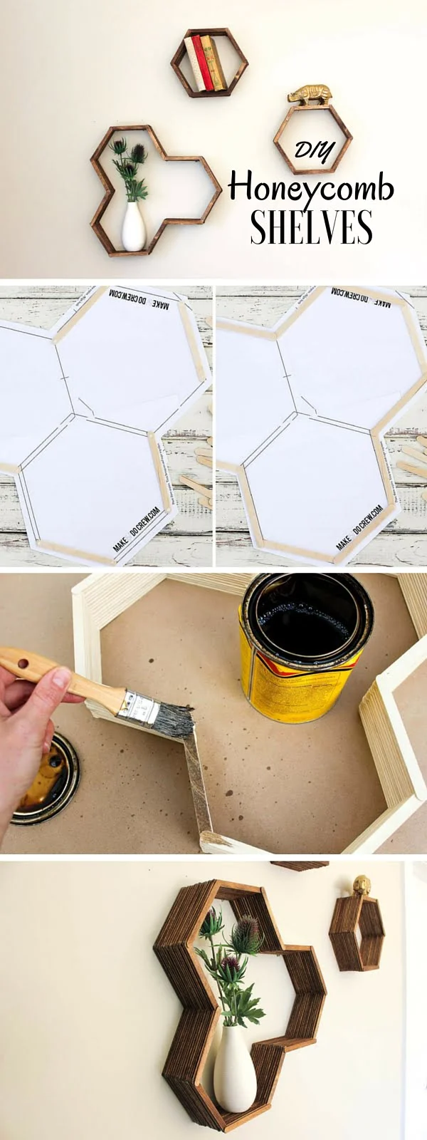 How to make Honeycomb Shelves