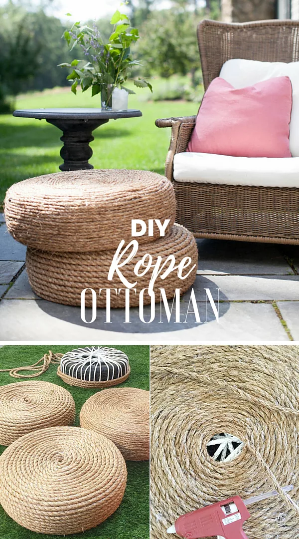 How to make Rope Ottoman