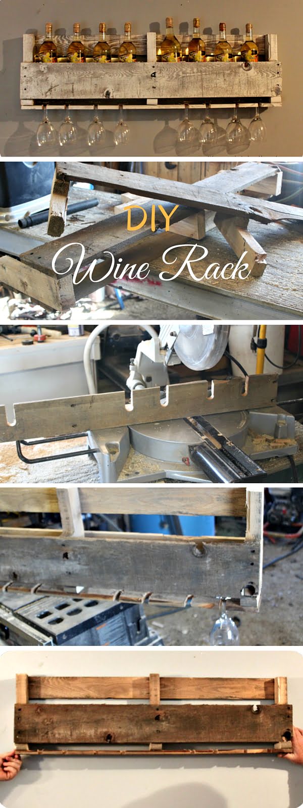 How to build a pallet wine rack     