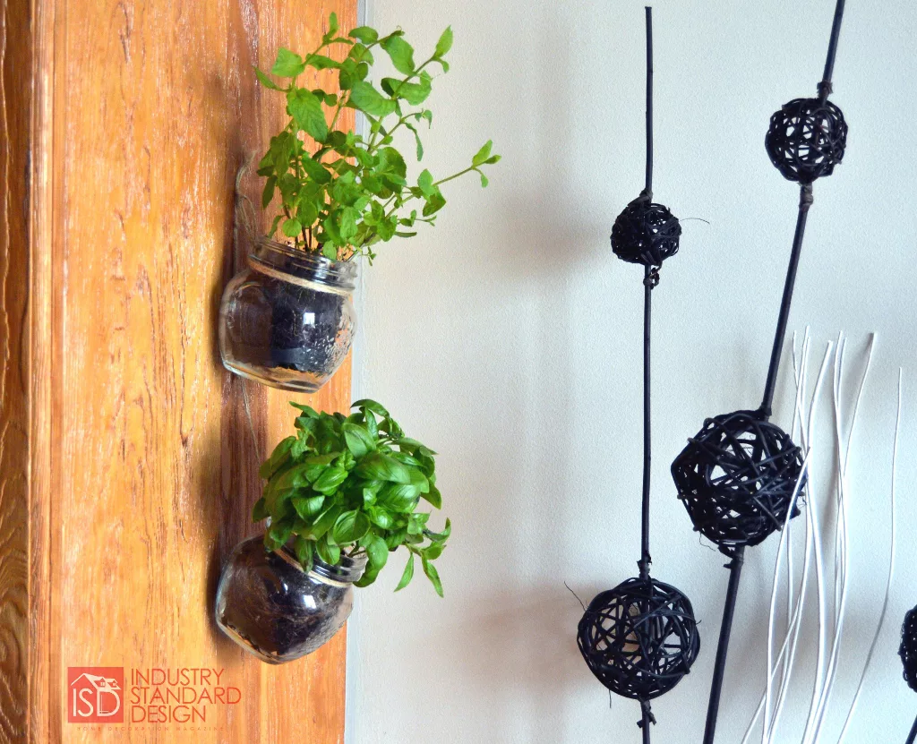 Tutorial: DIY Hanging Mason Jar Herb Garden