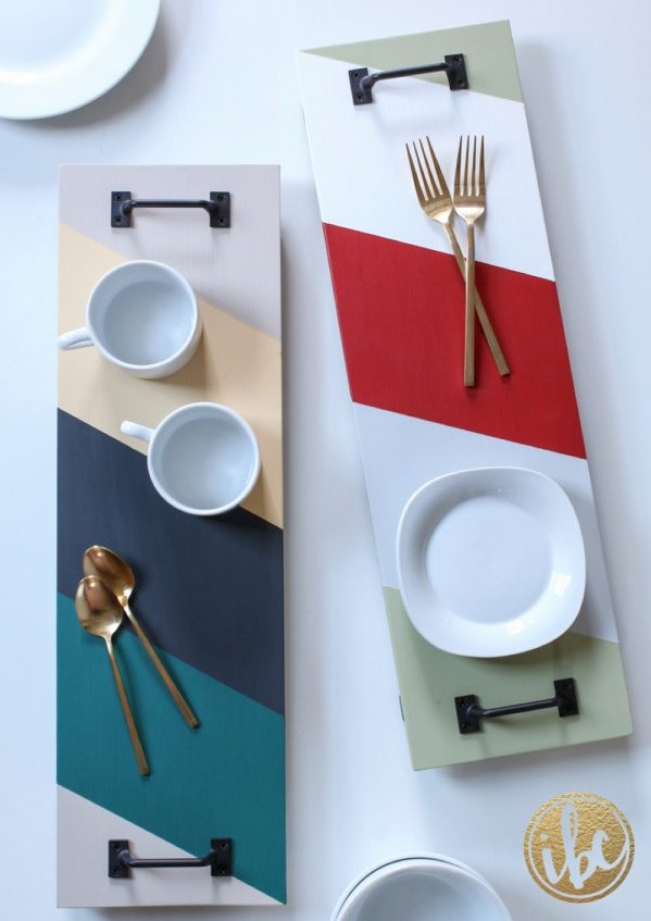 How to make a  serving tray 