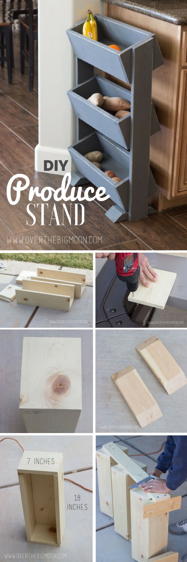 How to make #DIY Produce Stand