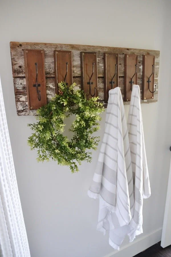 Towel Hooks for rustic bathroom decor