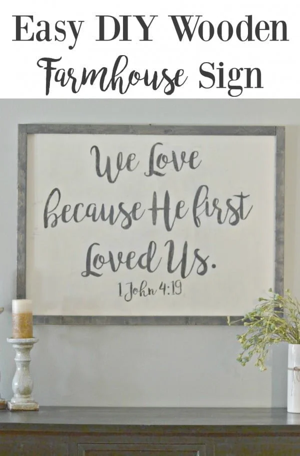 17 Fab DIY Farmhouse Signs You Can Make Yourself - Check out how to make an easy DIY framed farmhouse wood sign