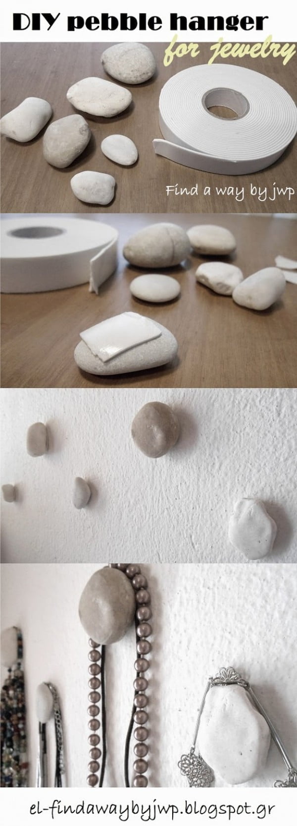 16 Beautiful DIY Bedroom Decor Ideas That Will Inspire You - Check out how to easily make DIY pebble hangers for bedroom decor