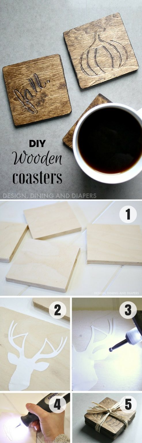 Wood Craft Ideas & Art Projects [18 Easy DIY Ideas]