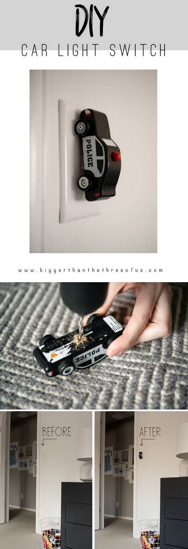 12 Adorable and Easy DIY Light Switch Covers with Tutorials