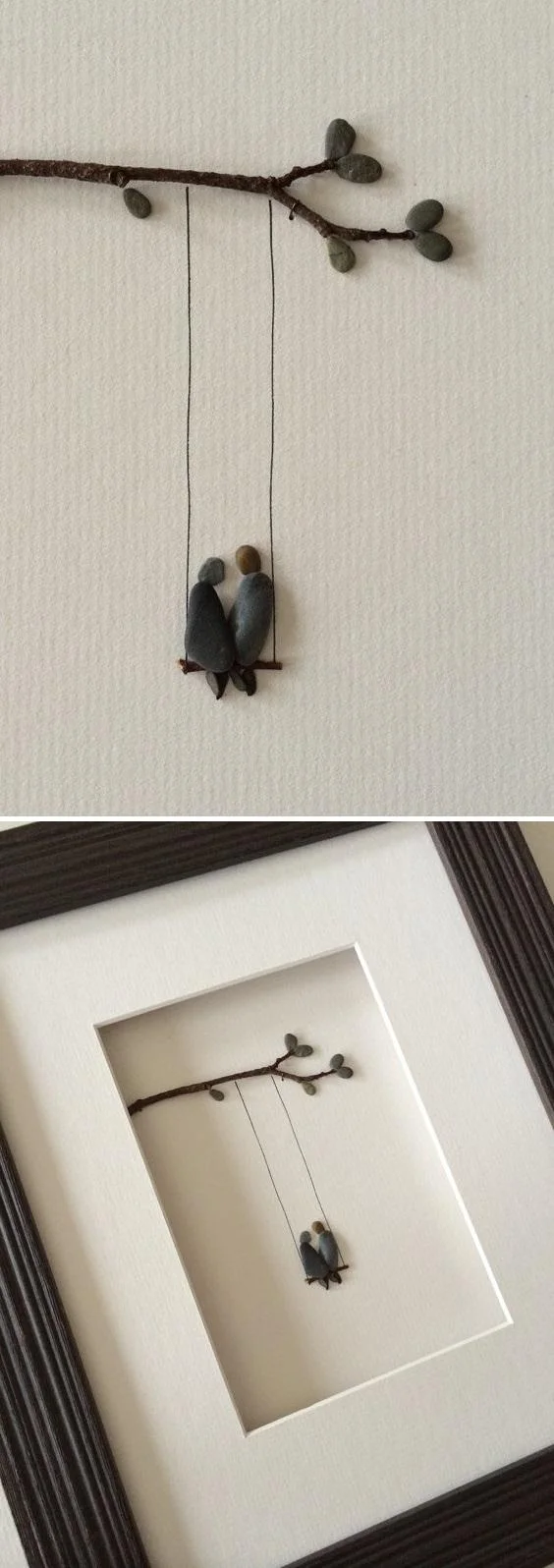 Love the idea for DIY Pebble Art