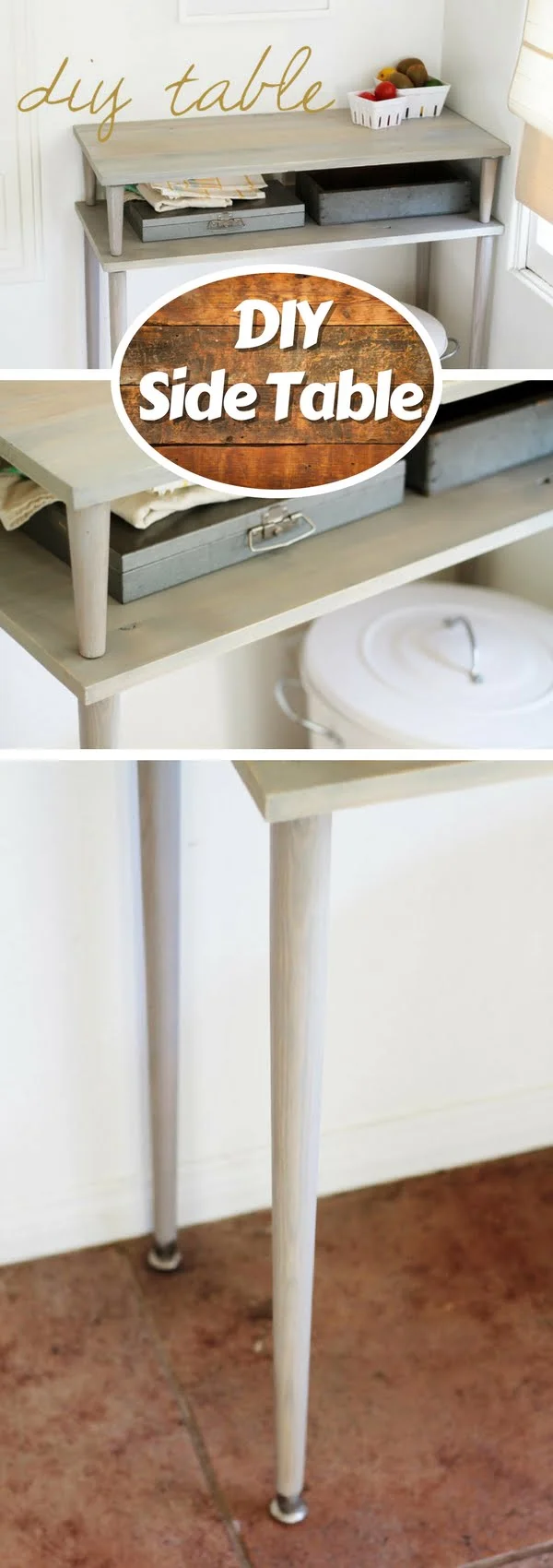 DIY side table 