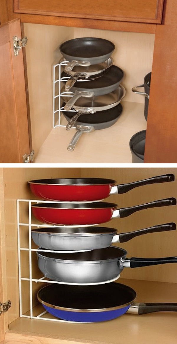 How to build #DIY pan storage cabinet organizer
