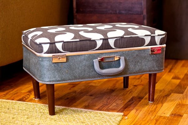  Suitcase Ottoman