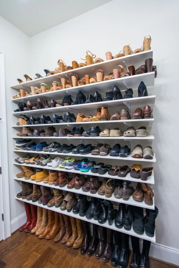 suspended shelving