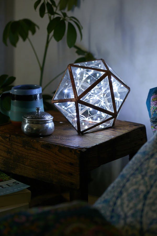 Check out this cool polyhedron lamp 