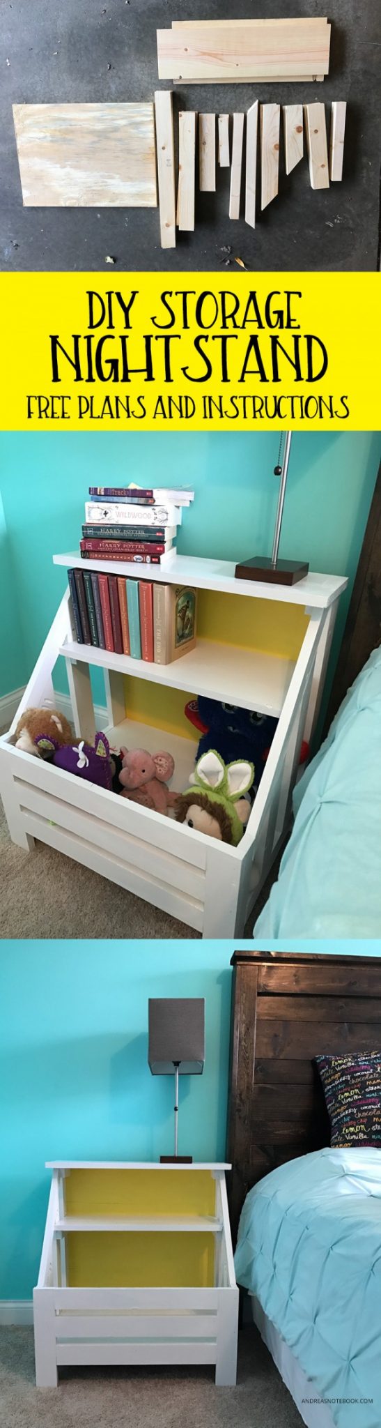 25 Easy DIY Nightstand Ideas That You Can Build on a Budget