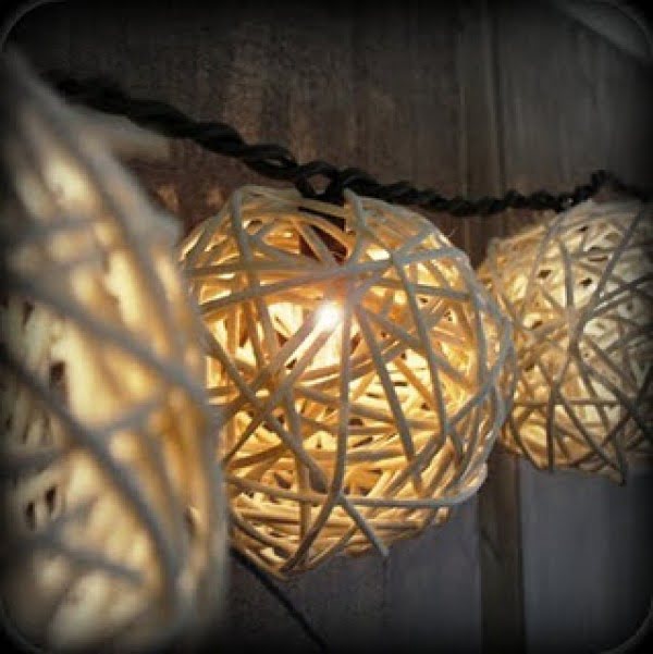 Check out how to make easy DIY rustic string lights @istandarddesign