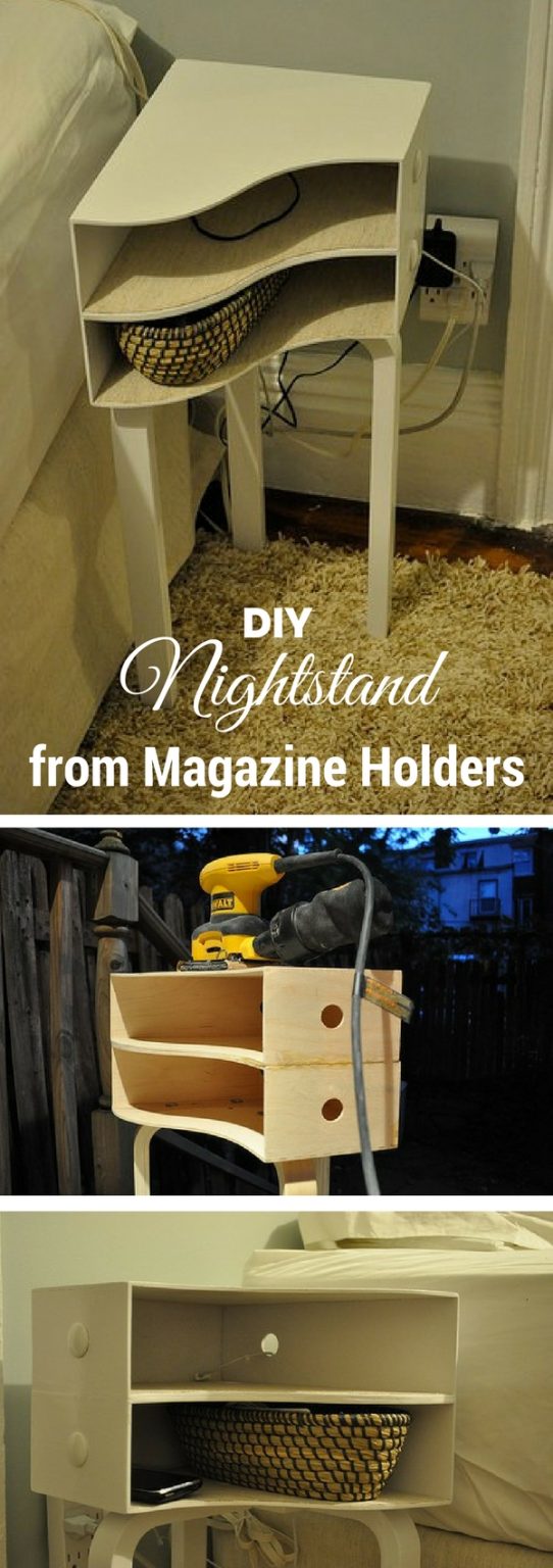 25 Easy DIY Nightstand Ideas That You Can Build on a Budget