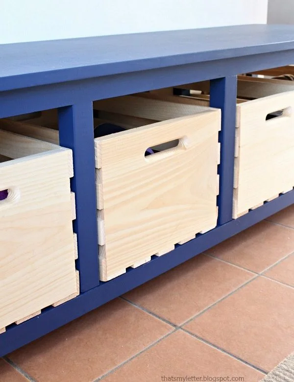 Check out how to make a great DIY storage bench from crates @istandarddesign