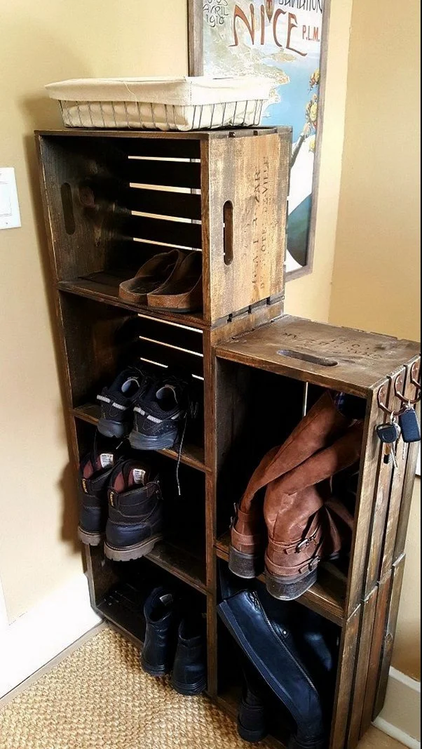 wooden crates
